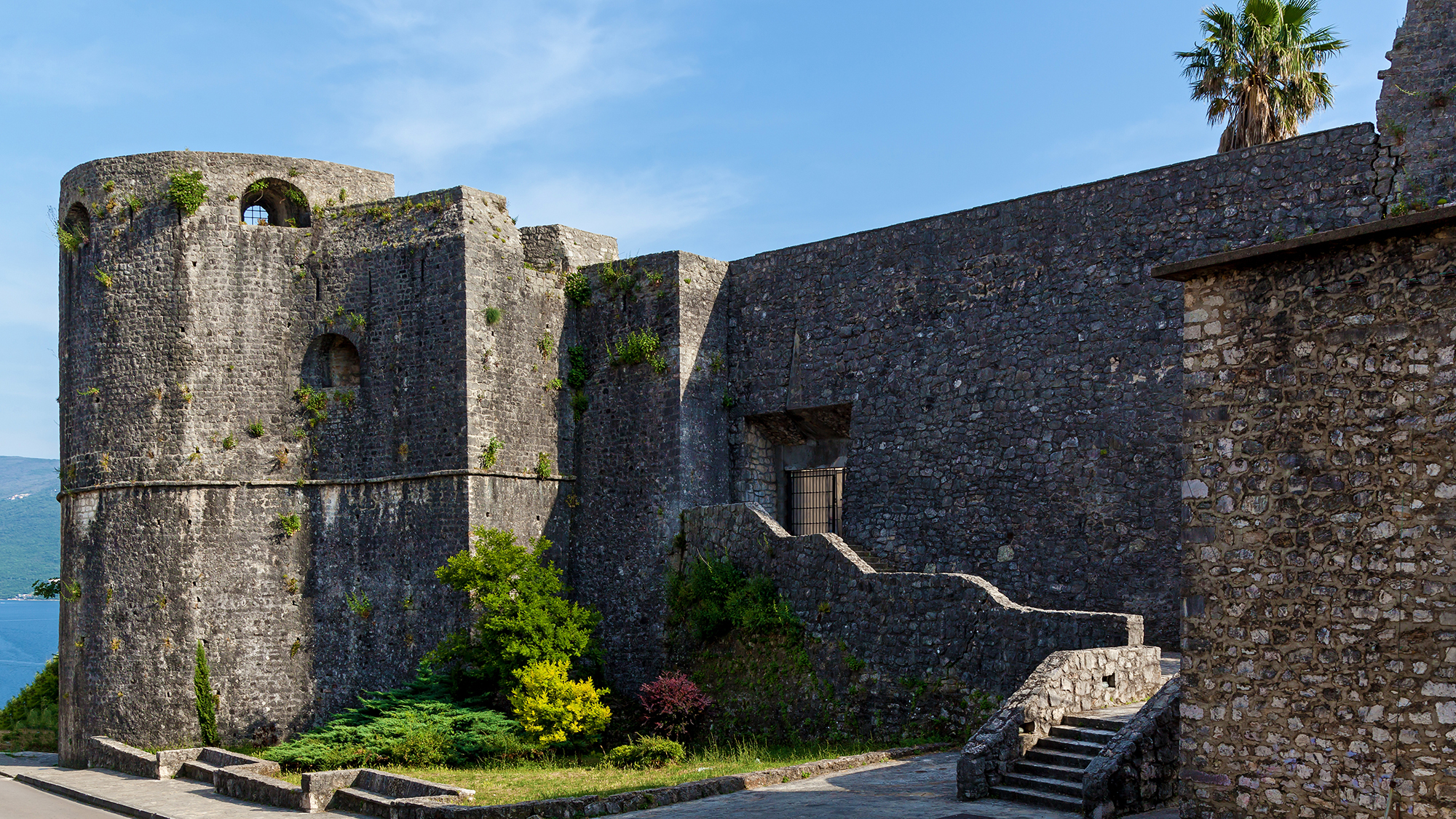 Old Fortress Bloody Tower, Amphitheater in Herceg Novi Old Town, Montenegro