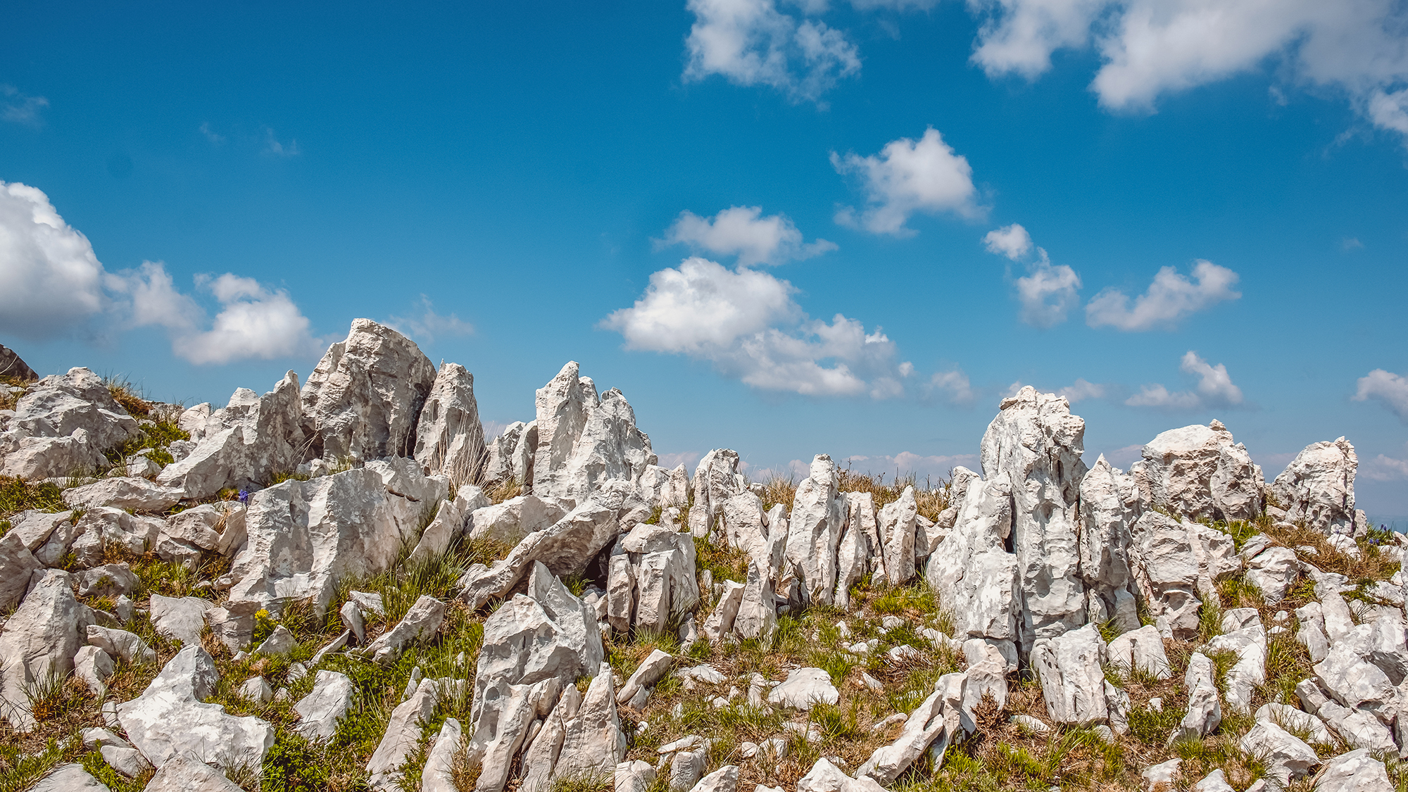Unusual carst formations at Orjen mountain Nature Park, Bosnia and Herzegovina, Balkans, Europe